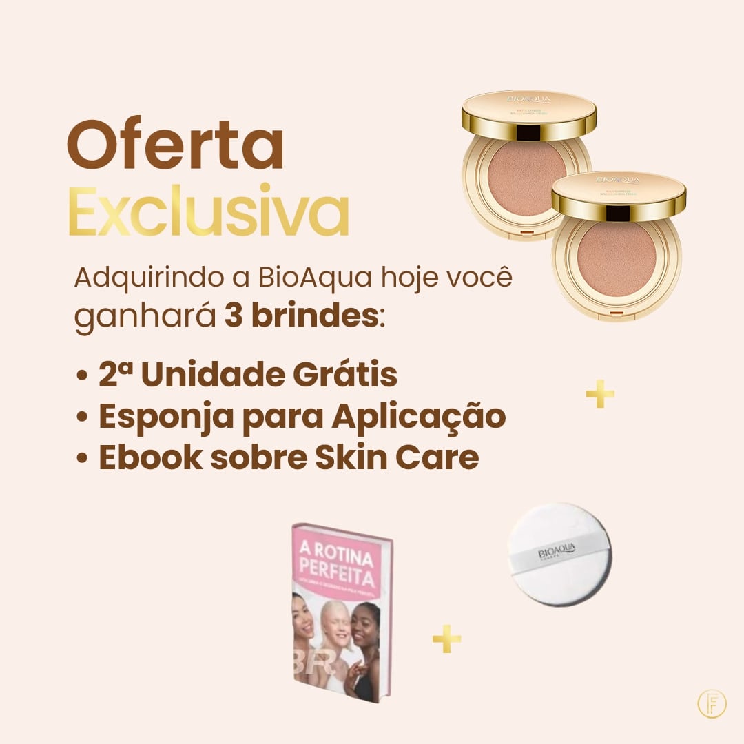 BioAqua™ - Base Profissional [Compre 1 & Leve 2] + Brindes