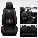 Kit Capa Banco de Carro Completo em Couro Legítimo Italiano + BRINDE: Kit Tapete Completo (SERVE EM TODOS OS CARROS))
