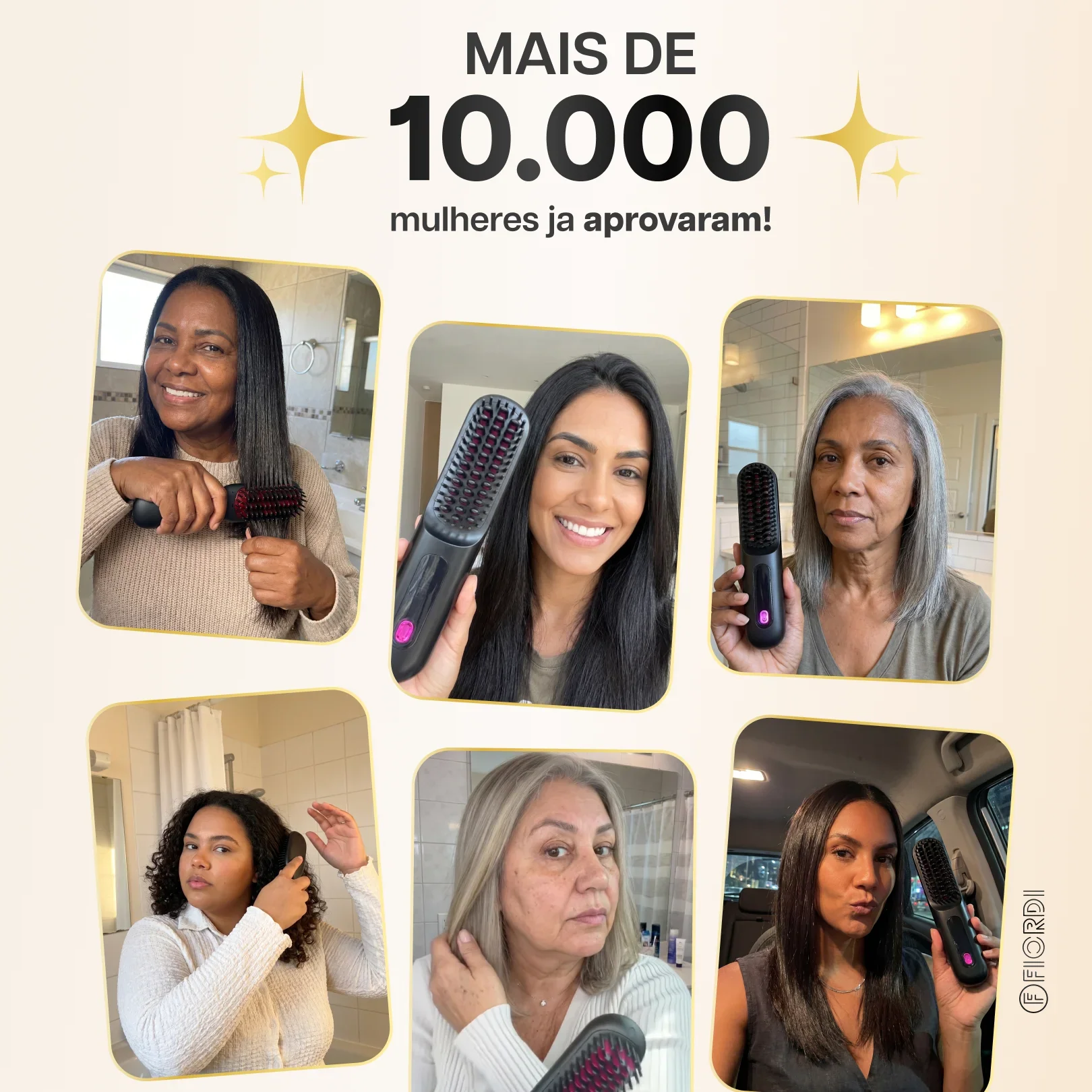 Escova Alisadora Portátil - BeautyMax Pro®