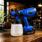 🔥 Pistola de Pintura Sem Fio 1000ml + BRINDE EXCLUSÍVO! 2 Baterias | Profissional