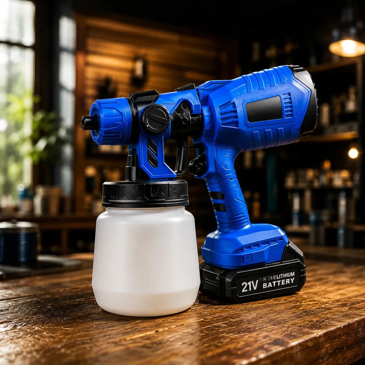 🔥 Pistola de Pintura Sem Fio 1000ml + BRINDE EXCLUSÍVO! 2 Baterias | Profissional