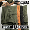 [Leve 4, Pague Só 2!] Calça Tática Delta Masculina em Ripstop Impermeável e Forro Mesh com Joelhos Articulados
