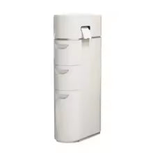 🔥SUPER PROMOÇÃO! 🔥 Armário de Armazenamento Estreito e Compacto, Não Requer Montagem, Armário Estreito para Banheiro, Carrinho de Armazenamento Slim