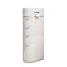 🔥SUPER PROMOÇÃO! 🔥 Armário de Armazenamento Estreito e Compacto, Não Requer Montagem, Armário Estreito para Banheiro, Carrinho de Armazenamento Slim
