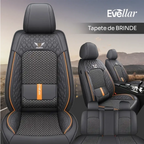 KIT CAPA BANCO DE CARRO COMPLETO EM COURO LEGÍTICO ITALIANO +BRINDE: KIT TAPETE COMPLETO (SERVE EM TODOS OS CARROS)