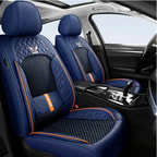 KIT CAPA BANCO DE CARRO COMPLETO EM COURO LEGÍTICO ITALIANO +BRINDE: KIT TAPETE COMPLETO (SERVE EM TODOS OS CARROS)