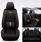 KIT CAPA BANCO DE CARRO COMPLETO EM COURO LEGÍTICO ITALIANO +BRINDE: KIT TAPETE COMPLETO (SERVE EM TODOS OS CARROS)