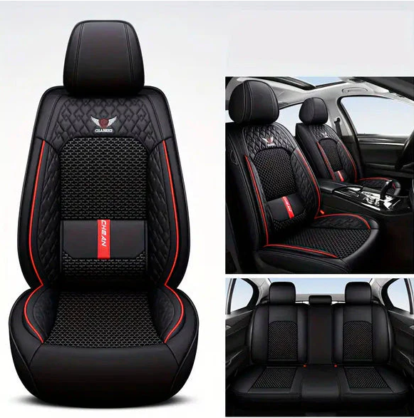 KIT CAPA BANCO DE CARRO COMPLETO EM COURO LEGÍTICO ITALIANO +BRINDE: KIT TAPETE COMPLETO (SERVE EM TODOS OS CARROS)