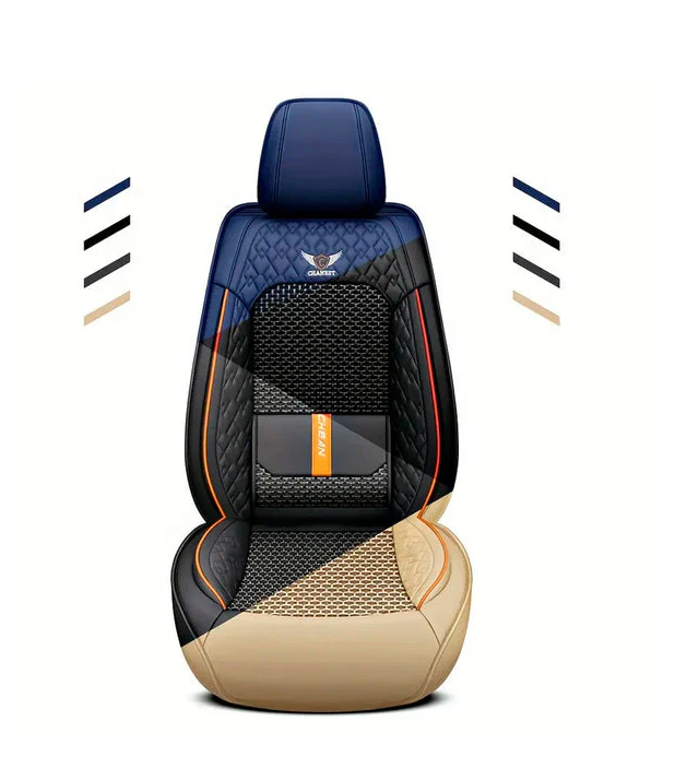 KIT CAPA BANCO DE CARRO COMPLETO EM COURO LEGÍTICO ITALIANO +BRINDE: KIT TAPETE COMPLETO (SERVE EM TODOS OS CARROS)