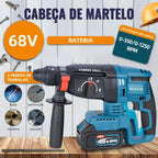 🔥【GENAI】🔥Kit Ferramentas Genai 68v 5 Em 1 Baterias E (MALETA DE BRINDE)